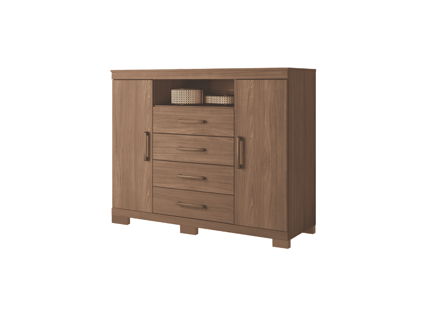 Comoda Master 1.30 Mts Jatoba / Jatoba, imagen 1 de 1
